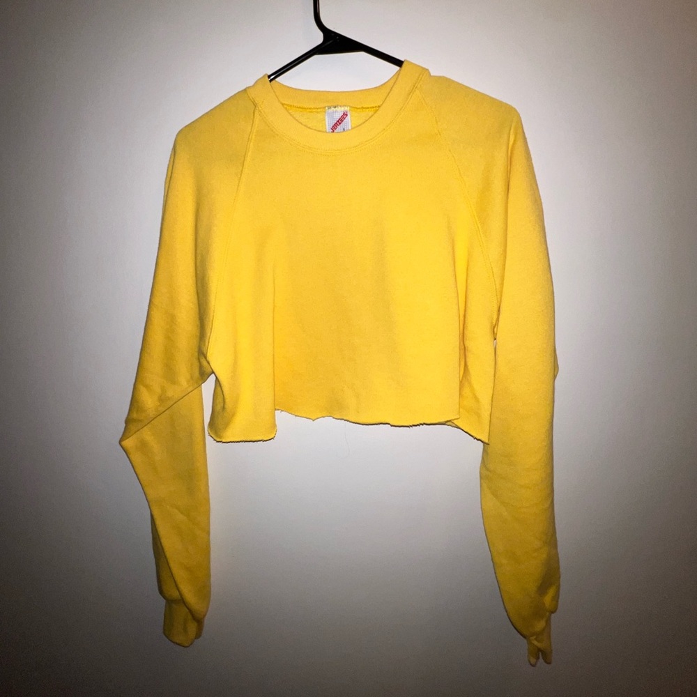 Vintage jerzees cropped sweater size large